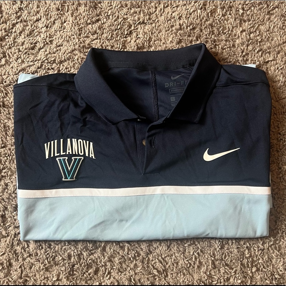 Villanova Nike Dri-Fit Golf Shirt/ Polo